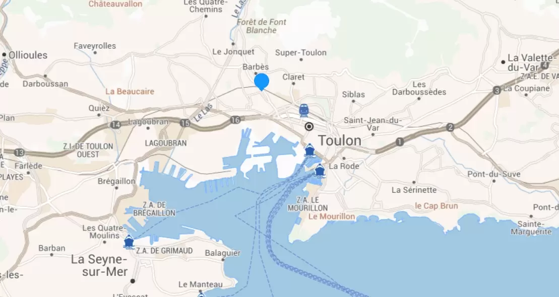 Screenshot FIDUCIAL Expertise Toulon Centre.