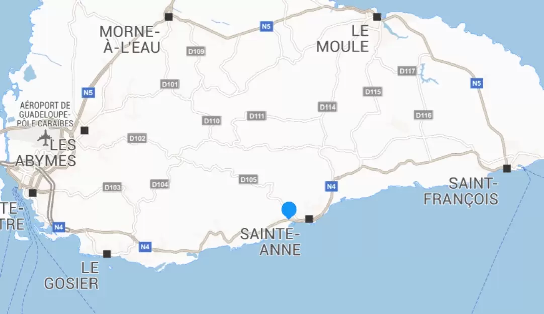 Screenshot ViaMichelin Agence FIDUCIAL Expertise Sainte-Anne.